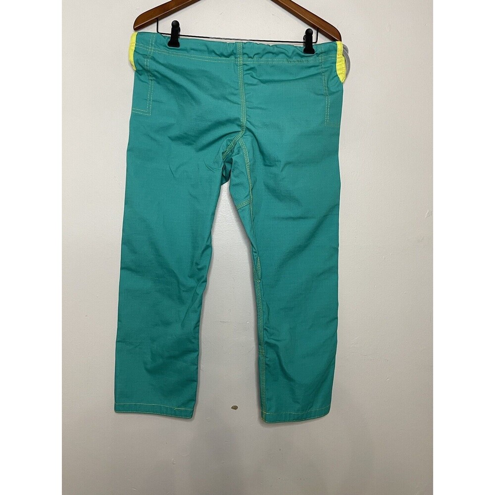Fluory Stay Active Pink Marital arts Pants One Size Koi Fish Teal Cotton Blend - Picture 7 of 7